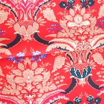 Preview: RED ORNAMENT Postsowjetischer Stoff aus Zentralasien